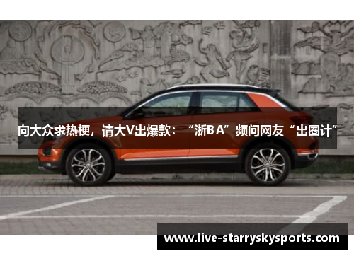 向大众求热梗，请大V出爆款：“浙BA”频问网友“出圈计”